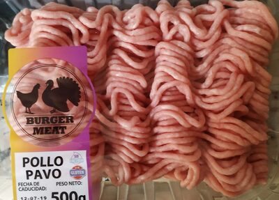 Burger meat pollo pavo
