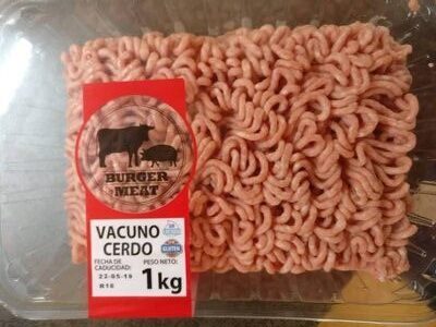 Preparado de carne picada vacuno y cerdo