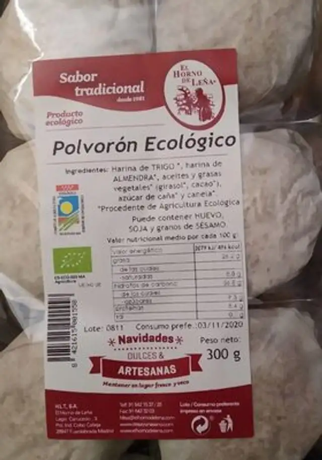 Polvorón Ecologico