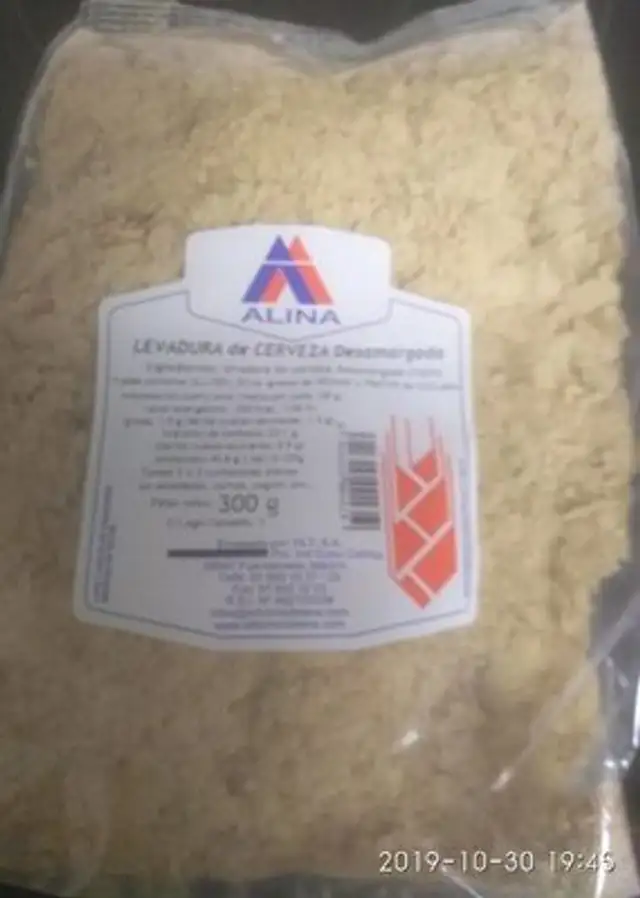 Levadura de cerveza desamargada