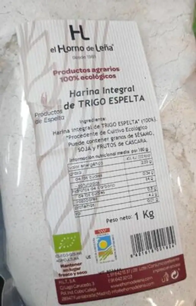 Harina integral trigo de espelta