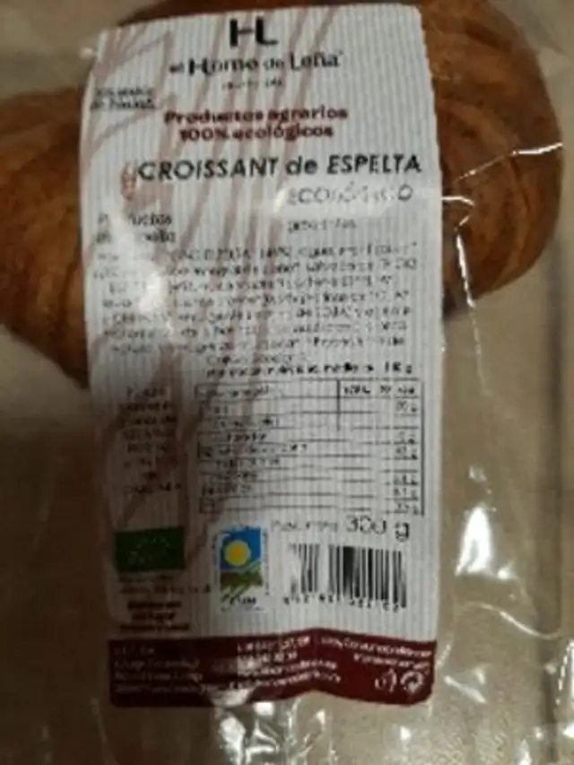 Croissants ecológico de espelta sin grasa de palma