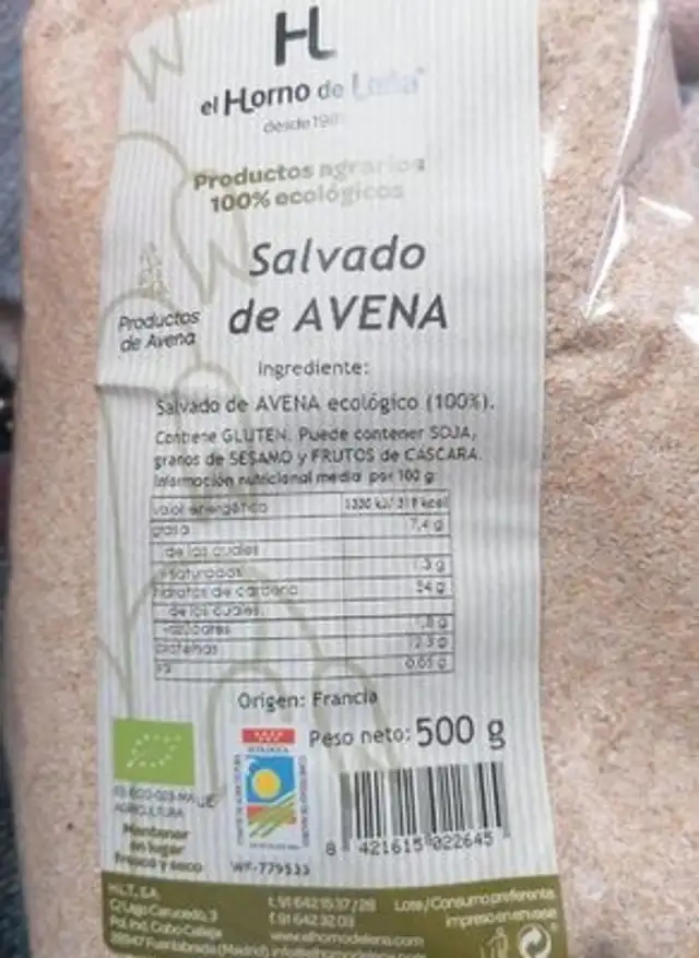 Salvado de avena
