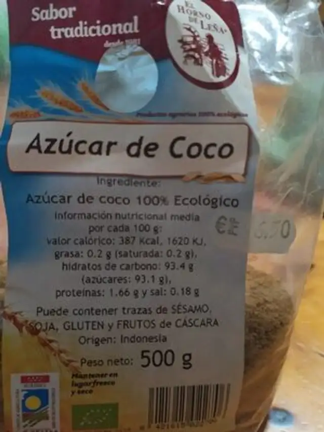 Azúcar de coco