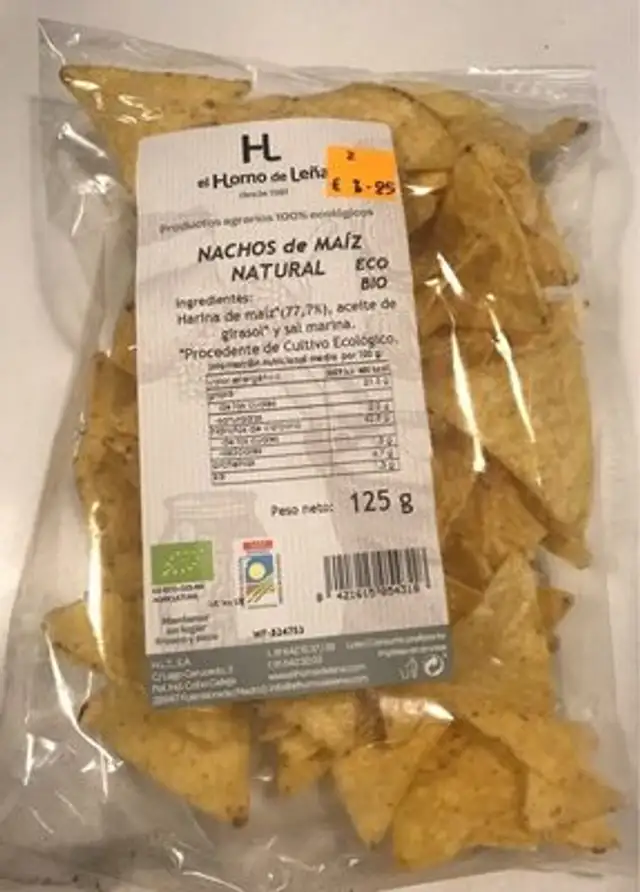 Nachos de maiz natural