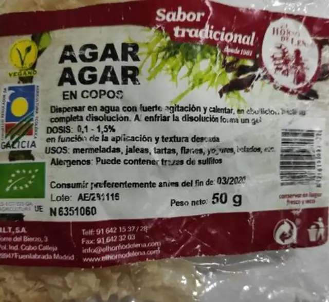 Agar Agar en Copos