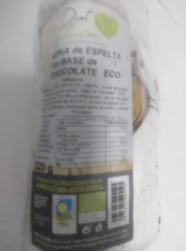 Unknown nutrition facts table