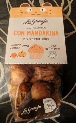 Mini magdalenas con mandarina