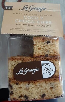 Bizcocho ecológico espelta & coco y choco-chips