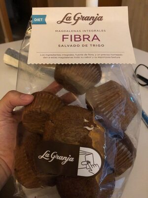 Madalenas integrales fibra salvado de trigo