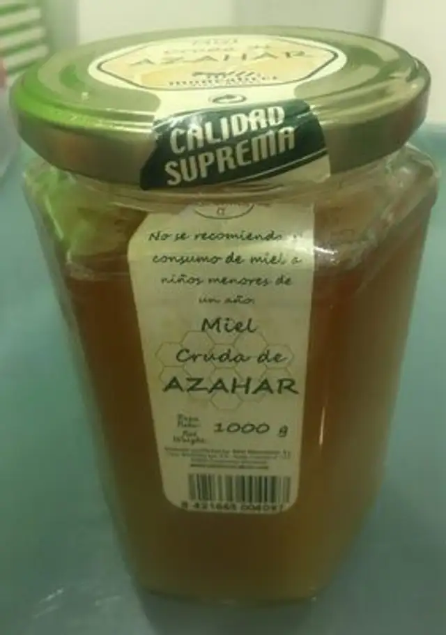 Miel cruda de azahar
