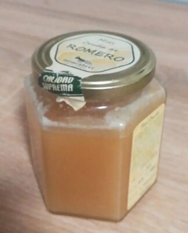 Miel cruda de romero