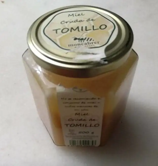 Miel cruda de tomillo