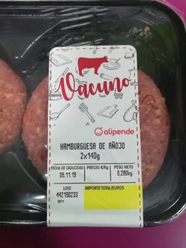 Hamburguesa de añojo