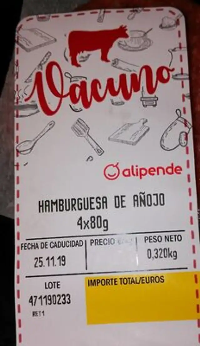 Hamburguesa de vacuno