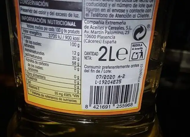 aceite de girasol