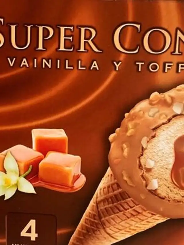 Súper cono vainilla y Toffee