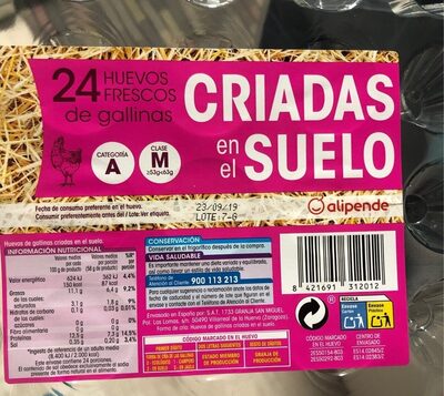 Huevos frescos de gallina