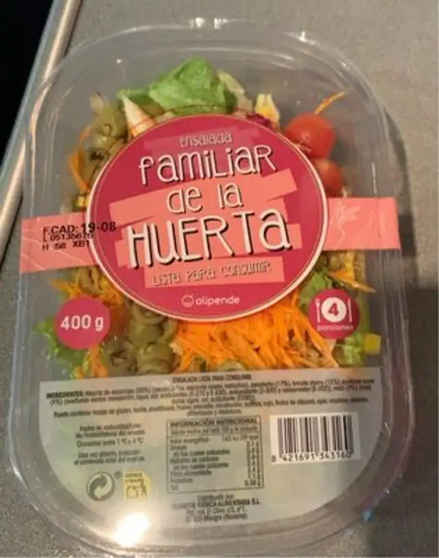 Ensalada familiar de la huerta