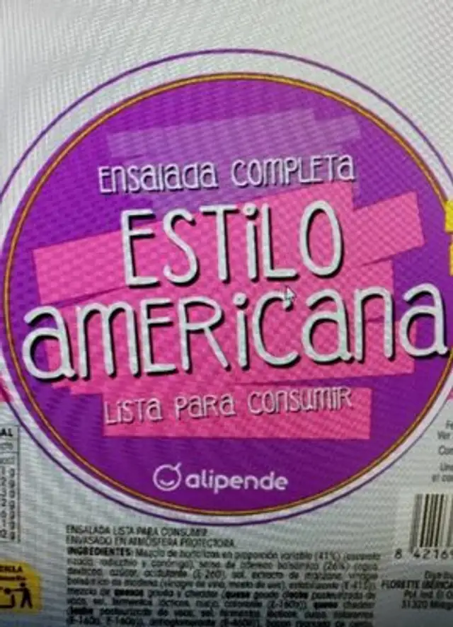 Ensalada Completa Estilo Americana