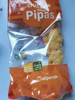 Pan crujiente con pipas