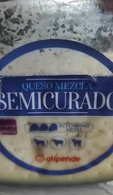 Queso mezcla semicurado