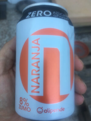 Refresco naranja zero