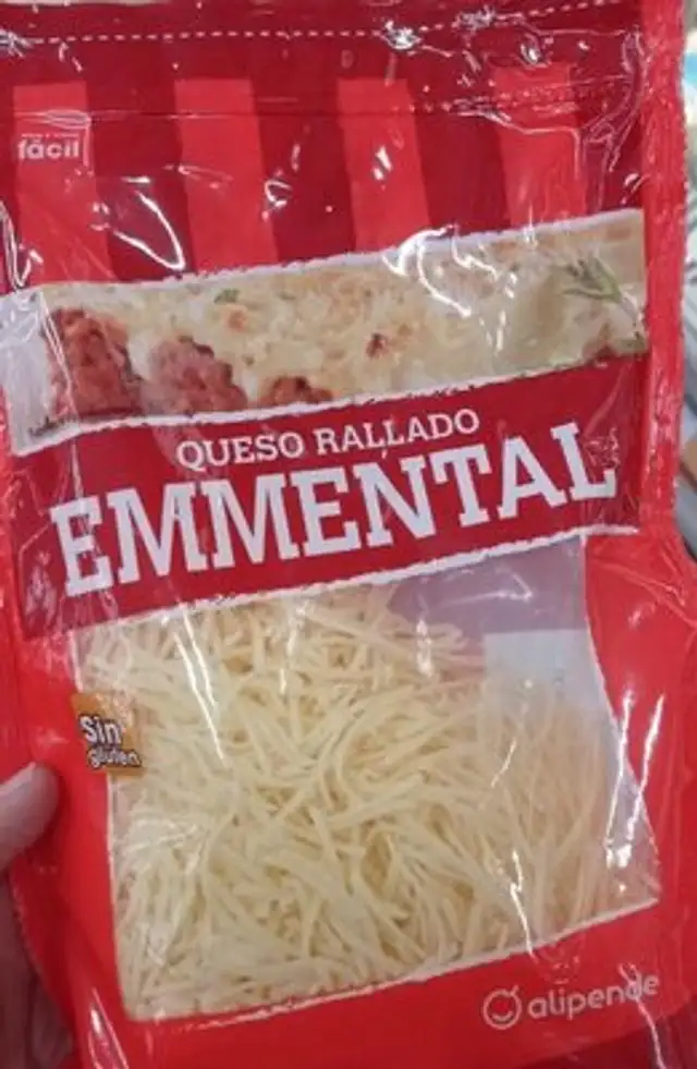 Queso rallado emmental