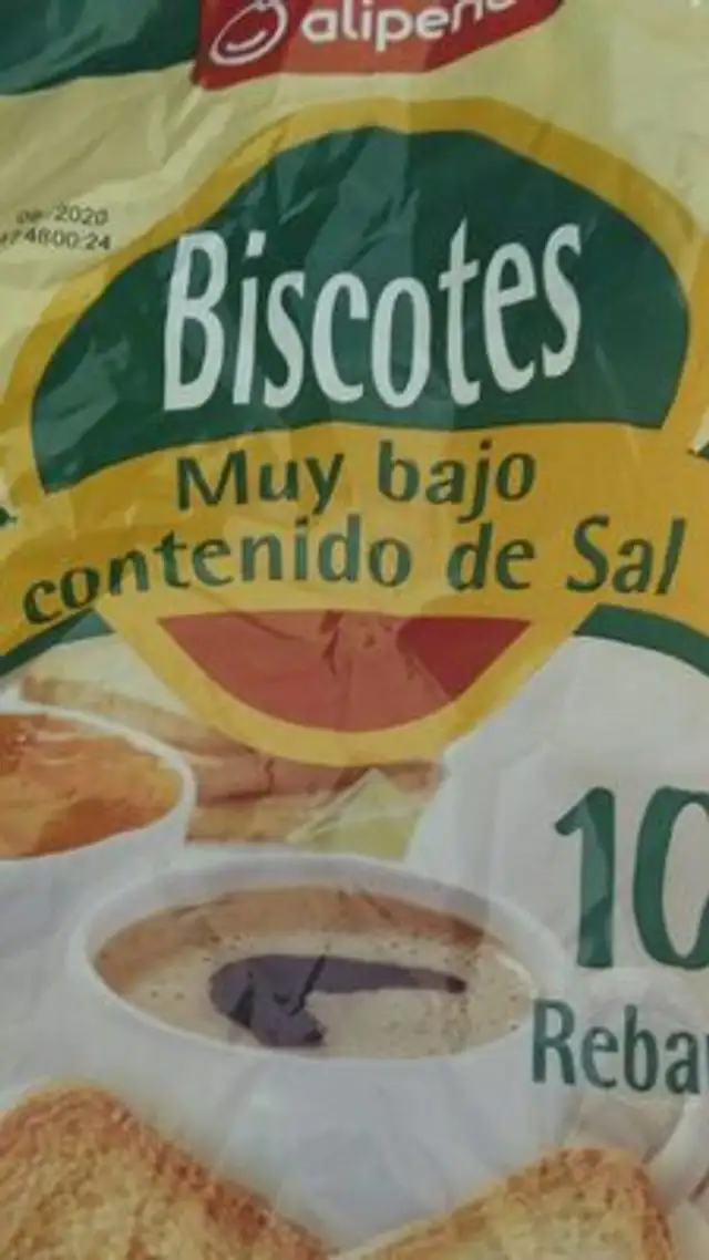 Biscotes Muy bajo contenido en sal