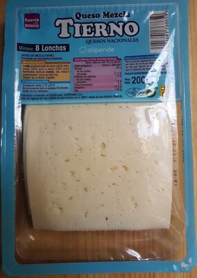 Queso Mezcla Tierno front packaging