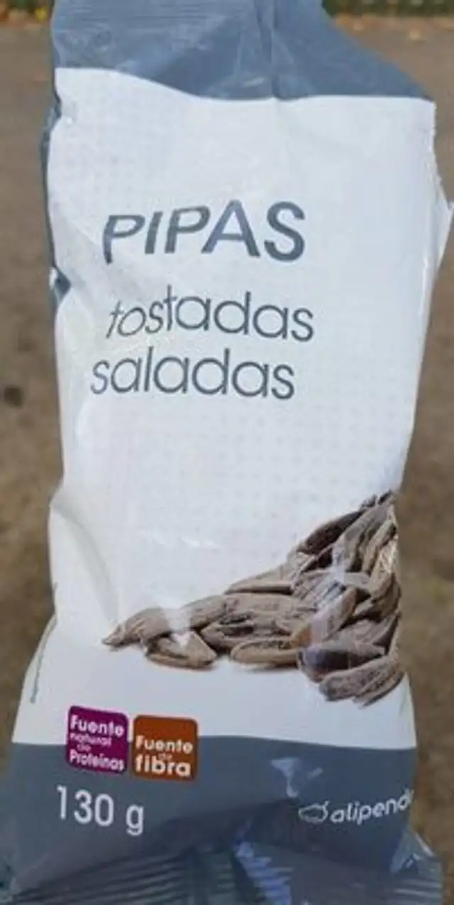 Pipas tostadas saladas
