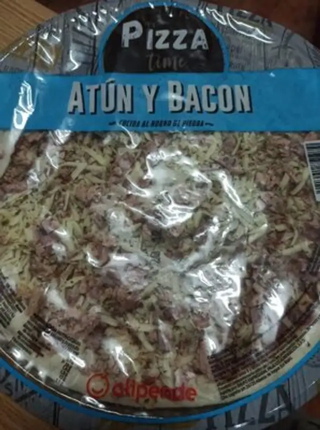 Pizza Atún y Bacon