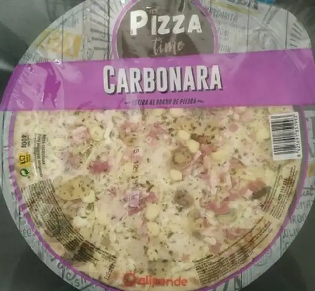 Pizza carbonara