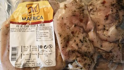 Pie de cerdo cocido al vacío