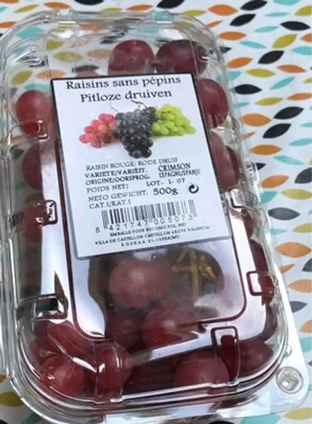 Raisins sans pépins