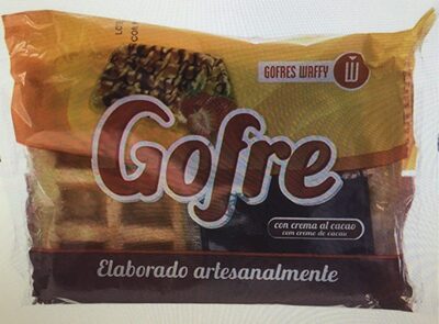 Gofre con crema de cacao