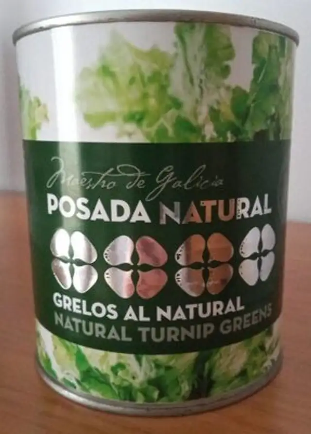 Grelos al natural