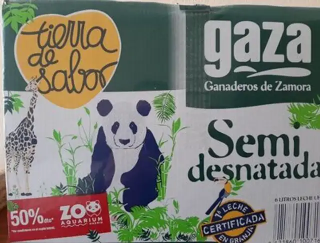 Leche semidesnatada
