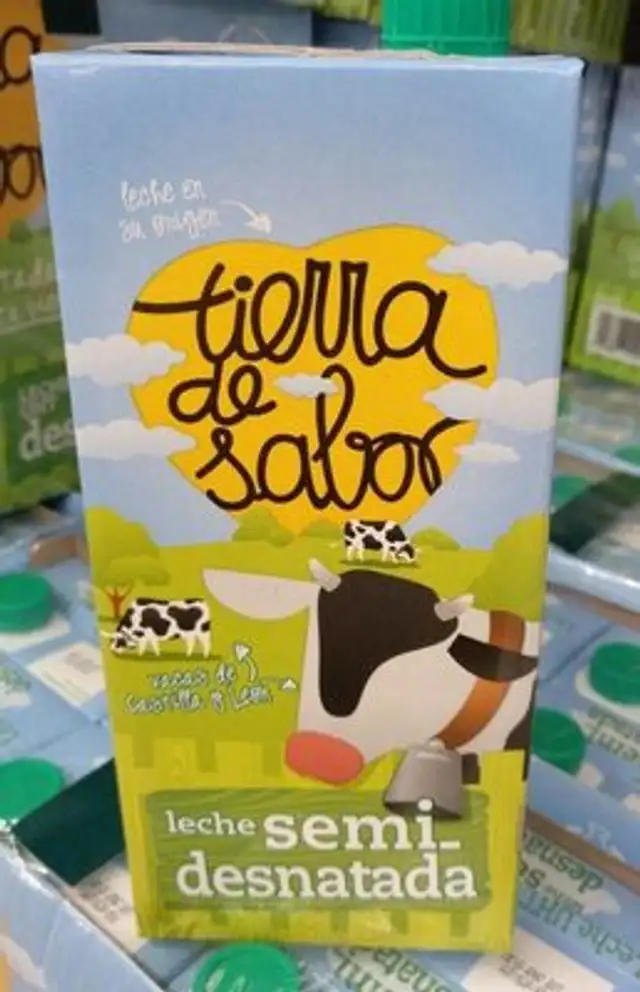 Leche De Vaca Semidesnatada