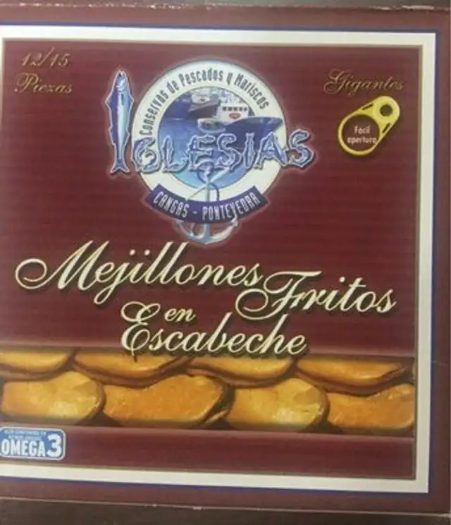 Mejillones fritos en escabeche