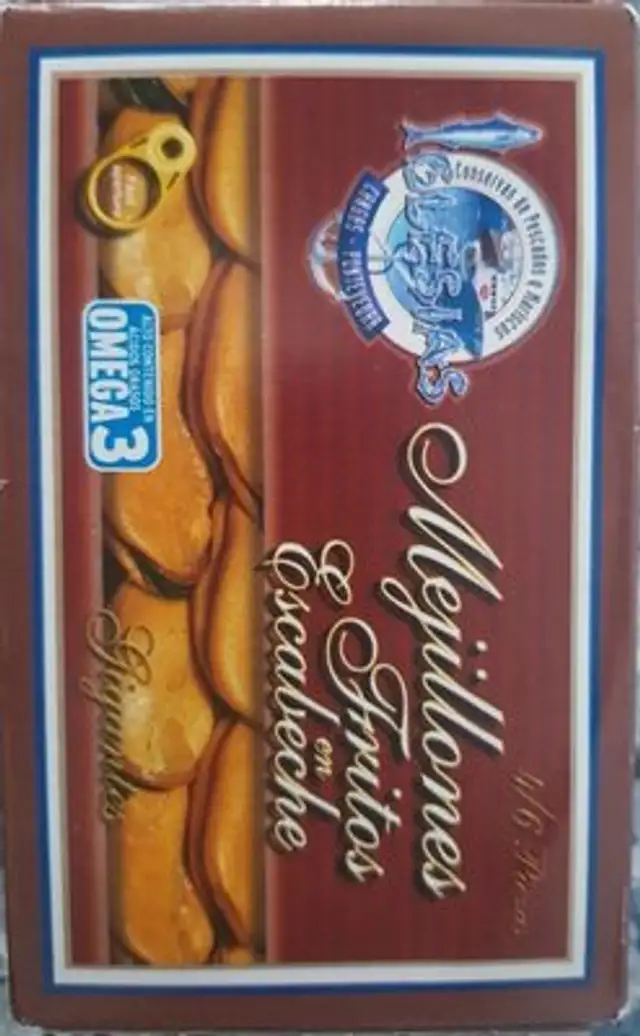 Mejillones fritos en escabeche nutrition facts table