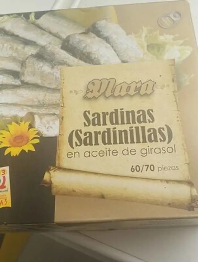 Sardinas mora en veinte giirasil