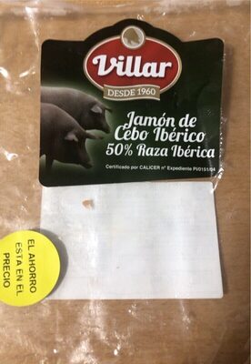 Jamón de cebo ibérico 50% raza ibérica