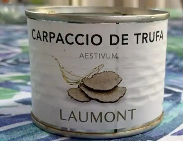 Carpaccio de trufa