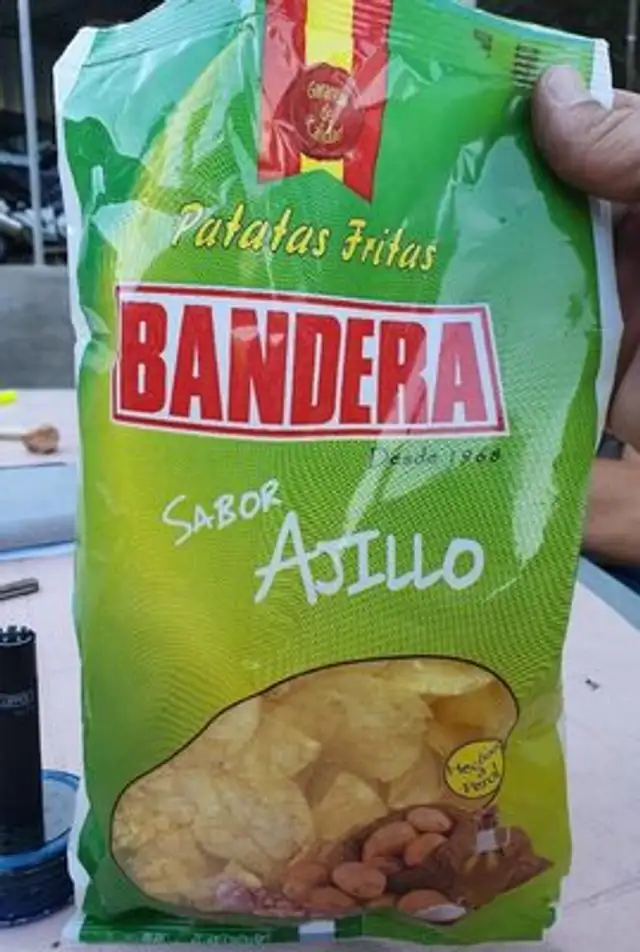Patatas fritas sabor ajillo