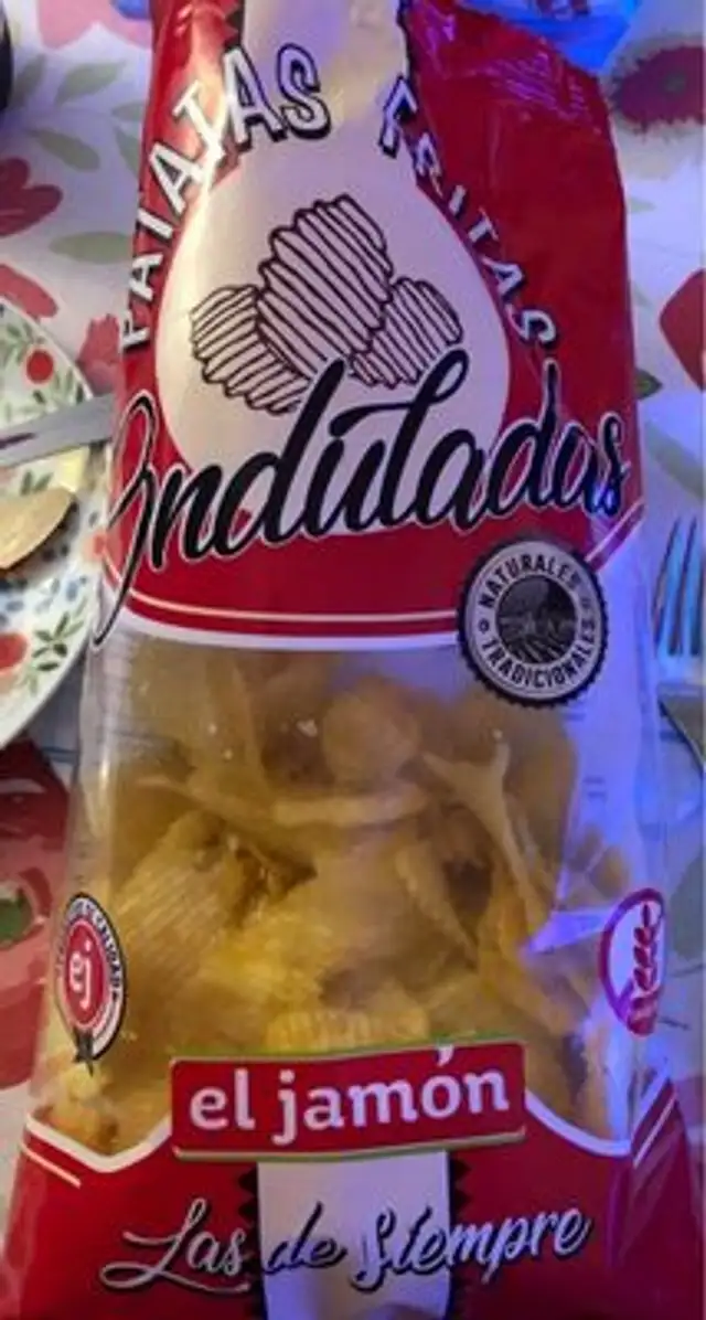 Patatas fritas onduladas