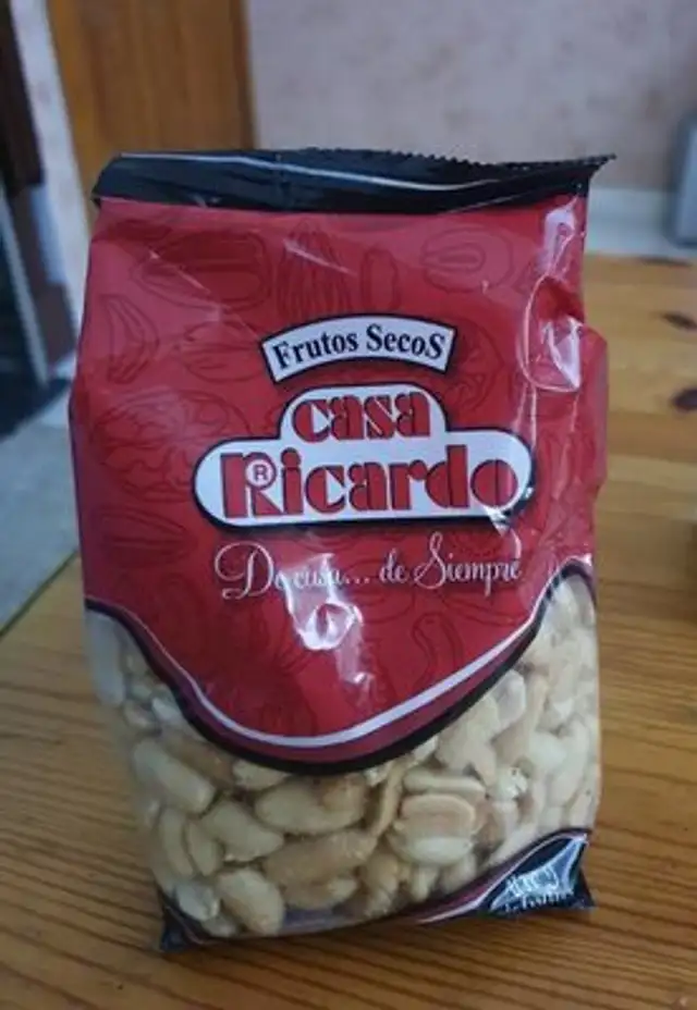 Cacahuetes fritos sal