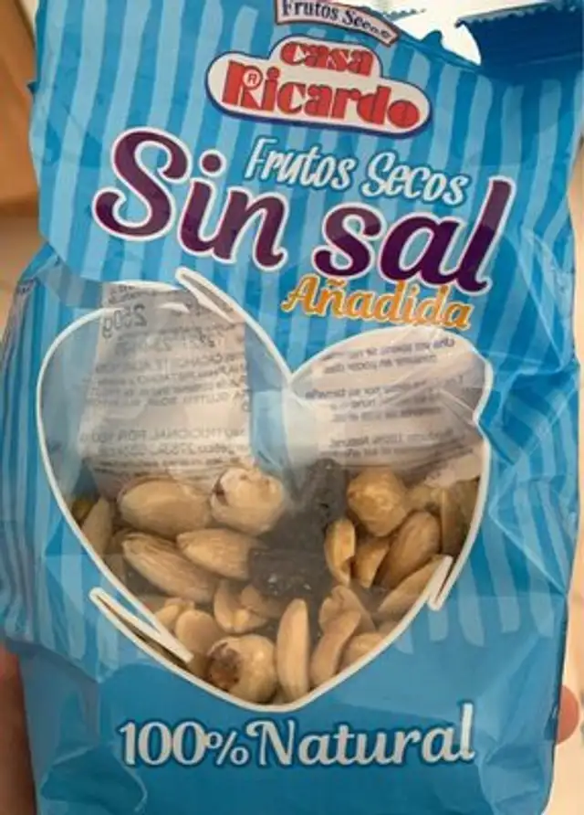 Frutos secos sin sal 100% natural