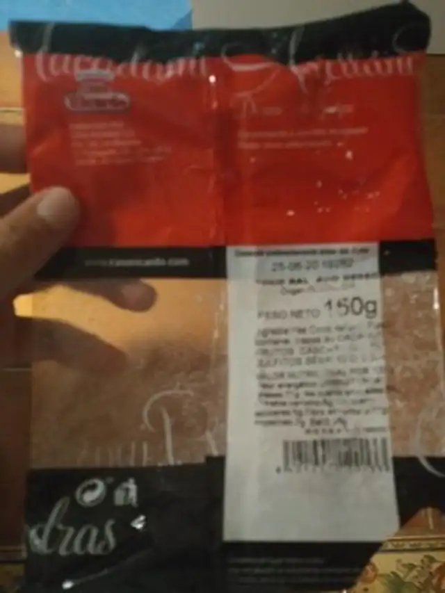 Coco nutrition facts table