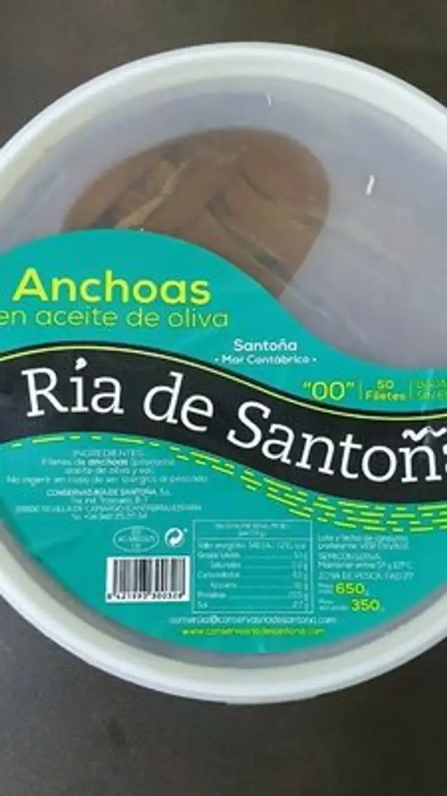 Anchoas en aceite de oliva